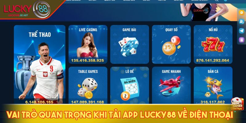 Cách Tải App LUCKY88 An Toàn Cho Android & iPhone 2026 1 Vai trò quan trọng khi tải app LUCKY88 về điện thoại
